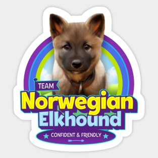 Norwegian Elkhound Sticker